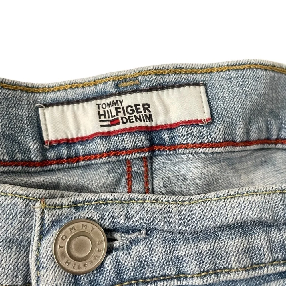 Tommy Hilfiger Denim Rip Blue Jeans Wais 38